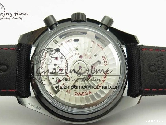 1229 Premium Speedmaster “Dark Side of The Moon” Real Ceramic OMF 1:1 Best Edition on Nylon Strap A 7977